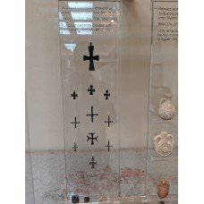 Collection of copper pectoral crosses